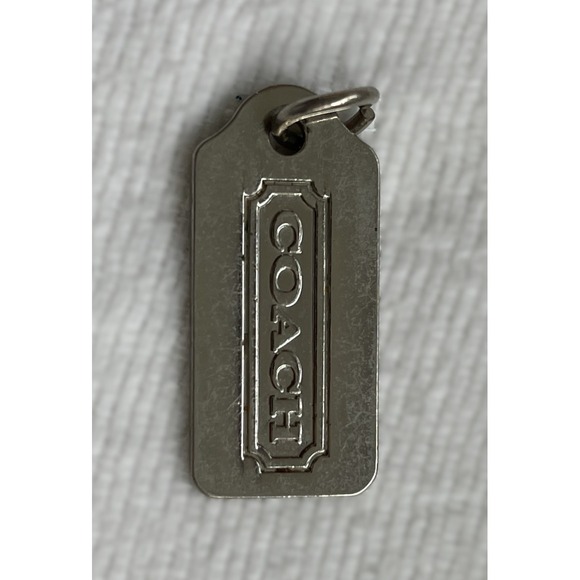 Coach Accessories - Authentic Coach Bag Charm Purse Accessory Metal Silver‎ Tone
